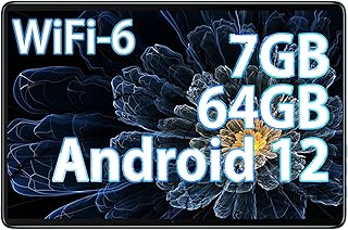 OSCAL 10 Inch Tablet Android 12 Tablets PAD70 WiFi, 7GB RAM+64GB ROM(TF 1TB),1280x800 HD+ IPS Screen,13MP+8MP Camera,2.4G/5G WiFi6,Type-C/Bluetooth 5.0/GPS/OTG/6580mAh,Google GMS Certified Tablet