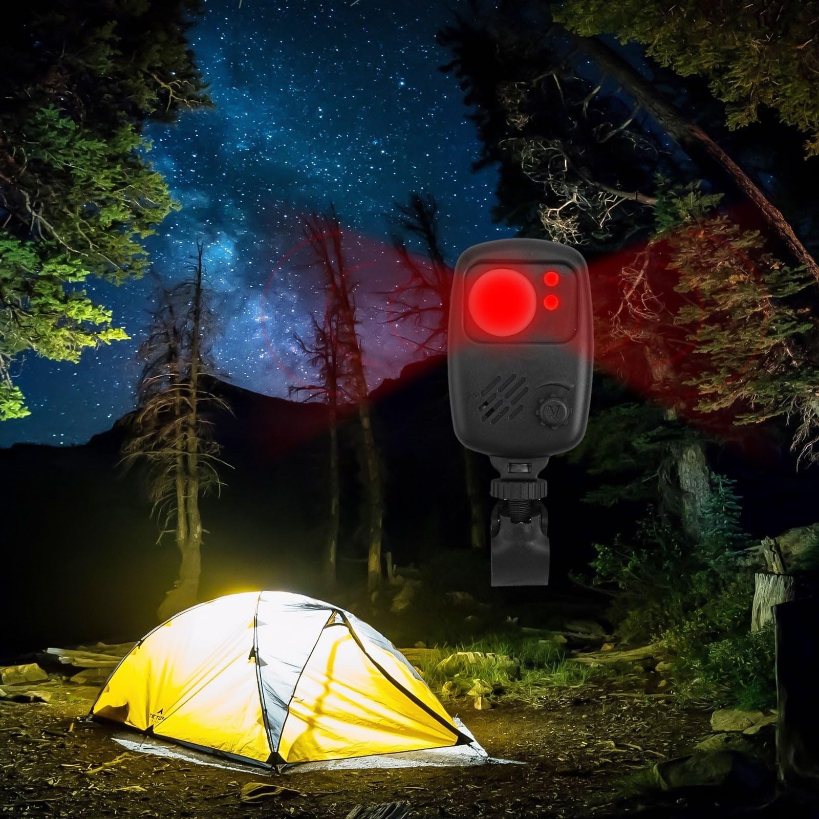 bewegungsmelder zelt Infrarot-Bewegungsmelder für den Außenbereich, Alarm für Camping, Angeln, 5 m Reichweite, 100°-Winkel, tragbarer Outdoor-Bewegungsmelder Baumarkt Option:Mid Urlaub mit Hund: Kipfenberg: rennvelo trikot set mit hose