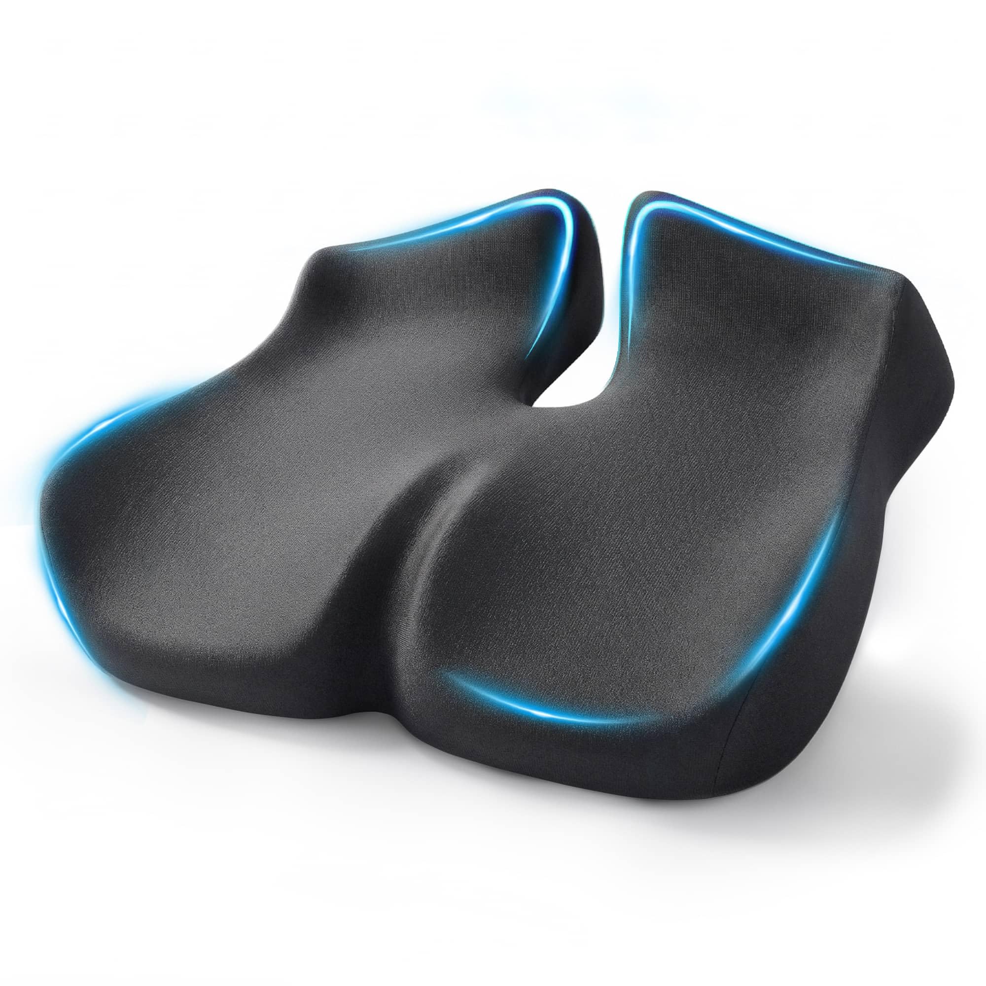 Extra Large Seat Cushion for Sciatica &amp; Tailbone Pain – Pressure Relief Coccyx Cushion for Office Chair, Car Seat, Wheelchair, and Long Sitting – Sciatica Pain Relief Pillow
