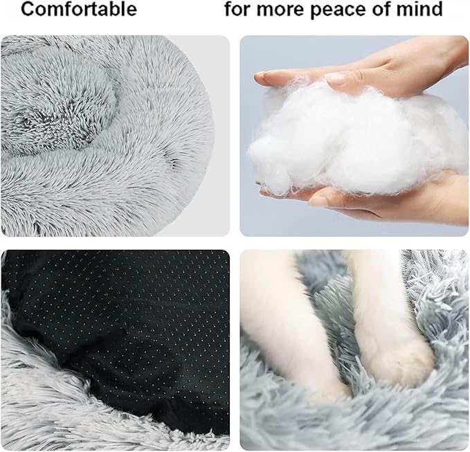 Cama Redonda Perro Mediana 50cm Calefaccionada USB Lavable miniatura 6