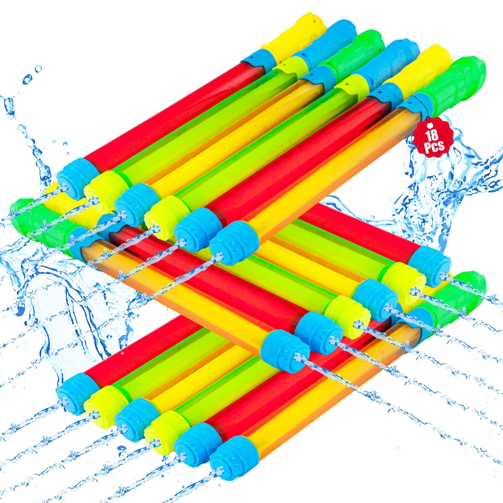 Photo 1 of SUNPROUND Water Gun Set - 18 Pcs Super Water Blaster