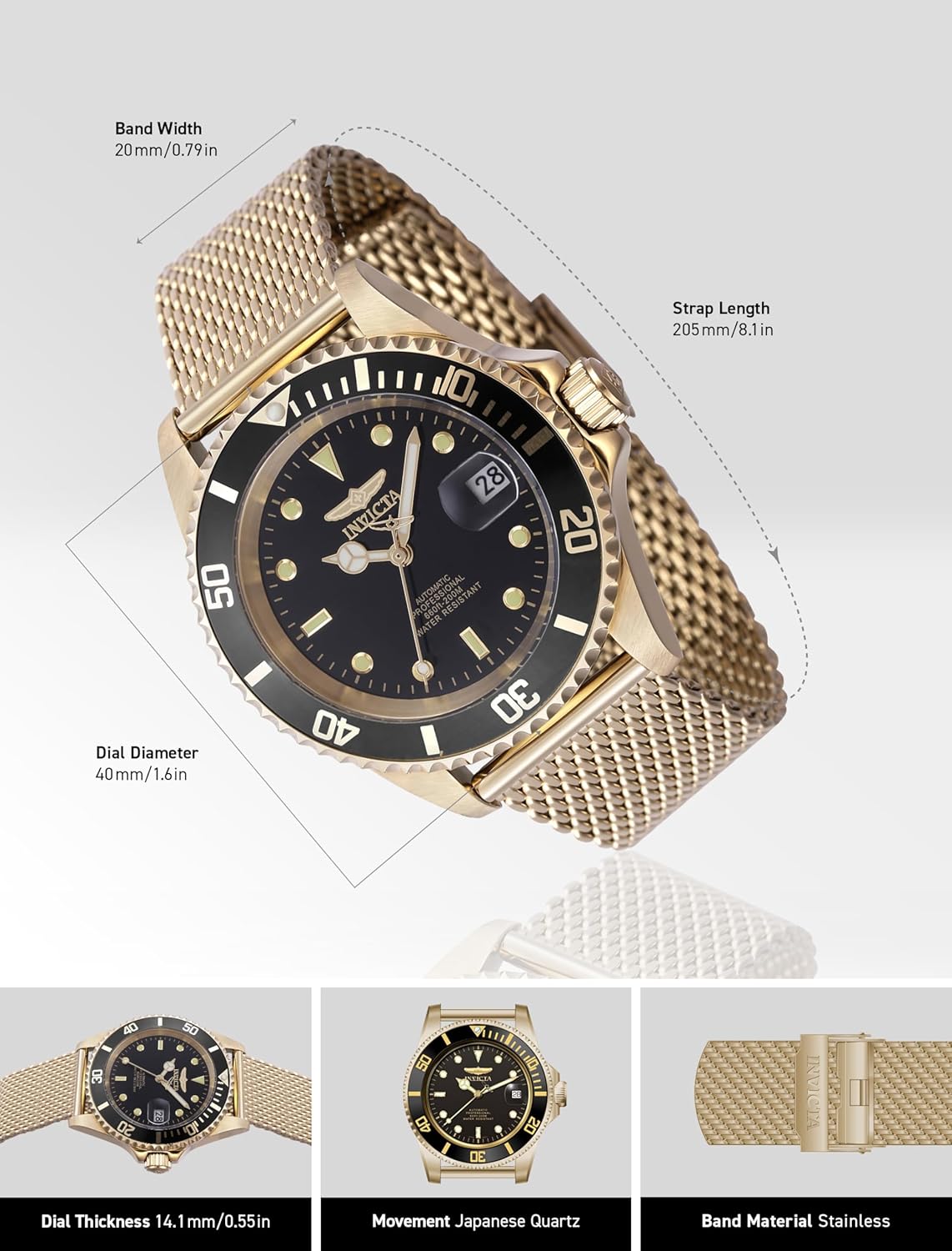 Invicta Men's Pro Diver Automatic Watch
