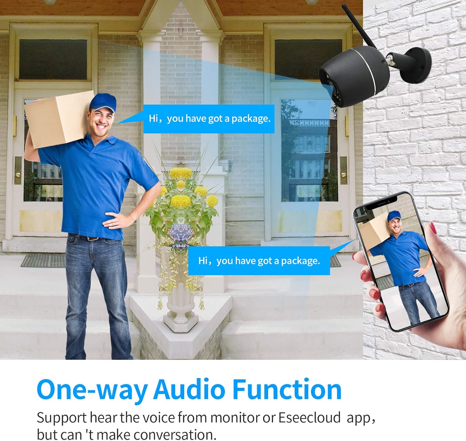 Special SDETER 8CH 1080P Wireless Security Camera System with 1TB Hard Drive, 8CH 1080P CCTV NVR,8PCS 1080P Indoor Outdoor WiFi Surveillance Camera, Night Vision, Plug and Play for Home Security