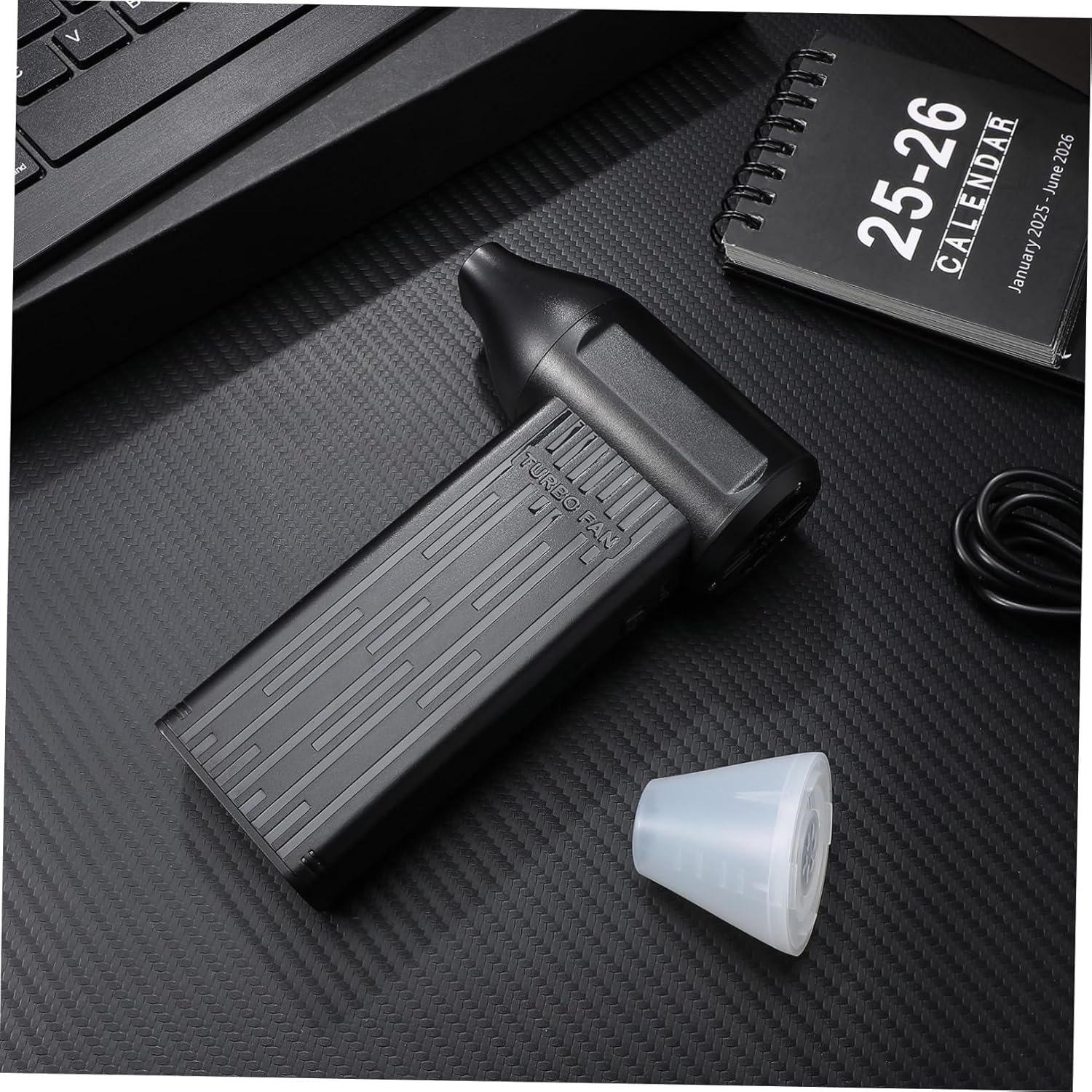 NUOBESTY Portable Cordless Air Duster Lightweight Handheld Blower with High Capacity Battery for Home Cleaning Car Detailing Low Noise Operation for Easy Use Anywhere