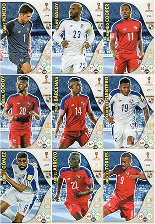 Amazon Adrenalyn Xl Fifa World Cup 18フル9カードパナマチームセット Adrenalyn Xl Fifa World Cup 18 スポーツ アウトドア