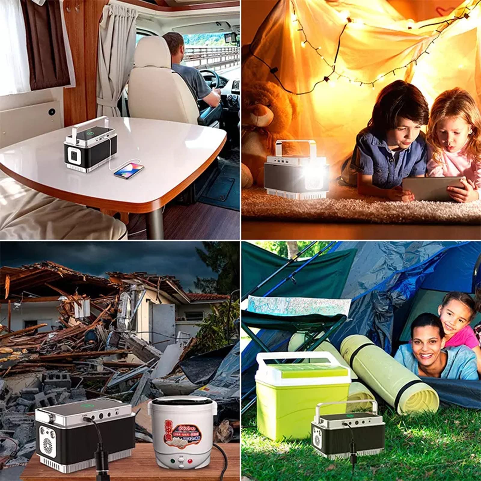 Generadores portátiles para exteriores de 1000 W, 1500 W, potencia máxima de 2000 W, 3000 W, 273 000 mAh, 417 600 mAh, estación de energía portátil Explorer, onda sinusoidal pura, toma de CA de 110