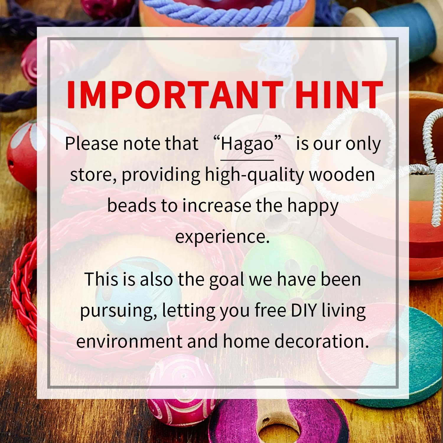 Hagao Natural Wood Beads Round Ball Wooden Loose Beads Unfinished Wood Spacer Beads for Craft-Making 200pcs (14mm) - Image 7