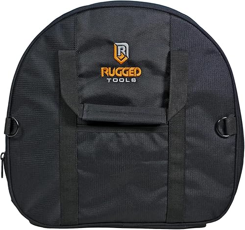 Rugged Tools Bolsa para cables  Bolsa para cables de puente  Almacenamiento y organizador para cables, cables y mangueras, incluyendo cables de