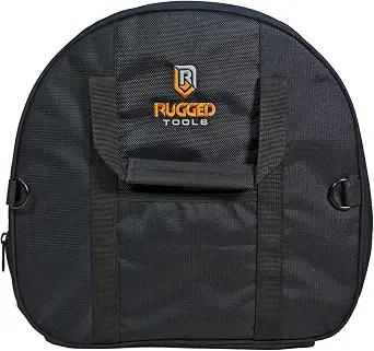 Rugged Tools Cable Bag - Jumper Cable Bag - Storage & Organizer for Cables, Cords, and Hoses Including EV Charging Cables for Electric Vehicles - Tesla, Nissan Leaf, Chevy Bolt