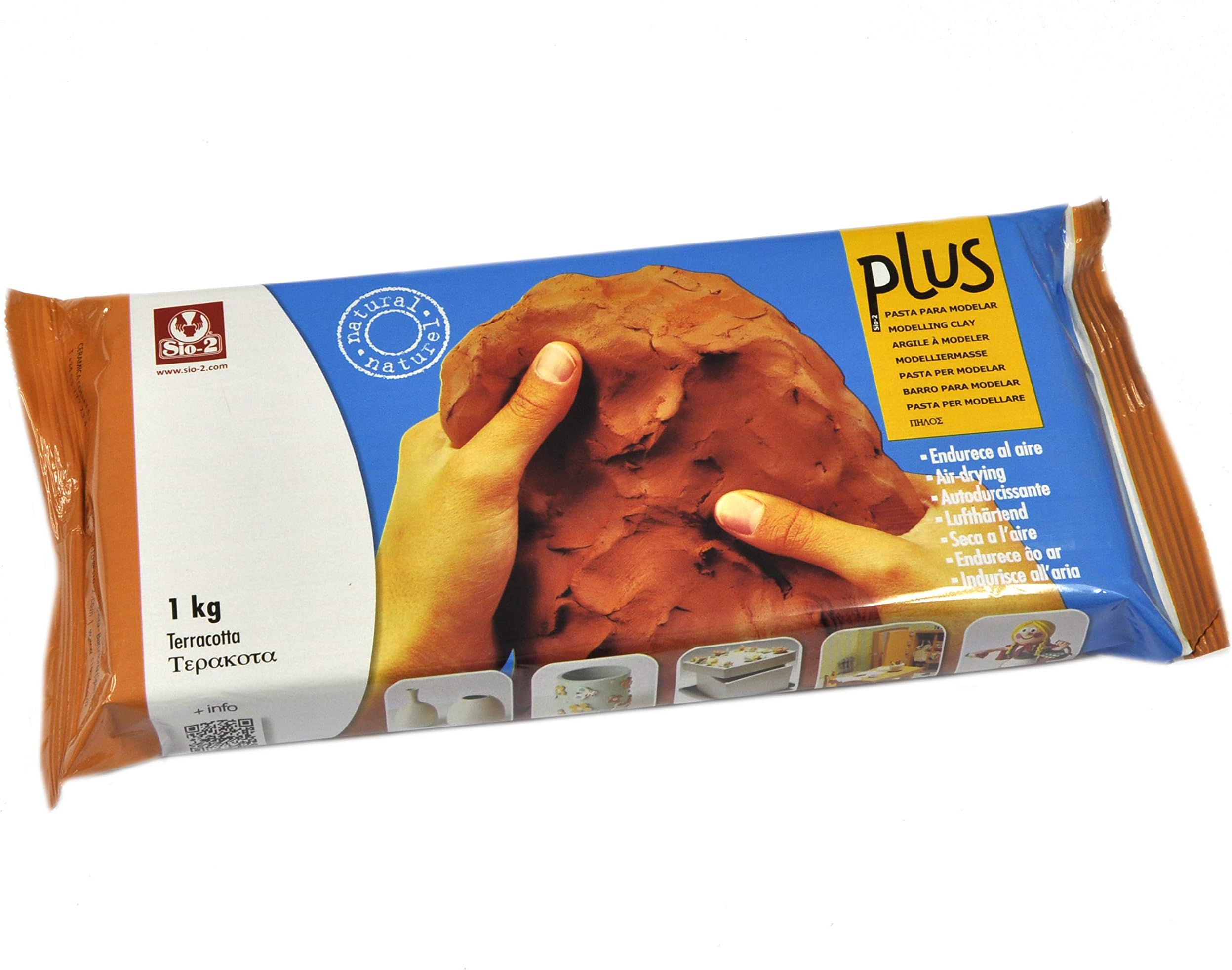 Sio2 Plus 1Kg Self Hardening Clay - Terracotta