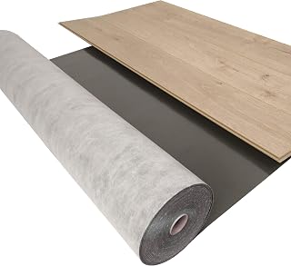 10 m² / uficell Silence Floor Akustik Trittschalldämmung und Gehschalldämmung für Laminat und Parkettböden | Stärke: 2 mm | Rollengröße: 10 m² | Materialdichte: 1 to/m³
