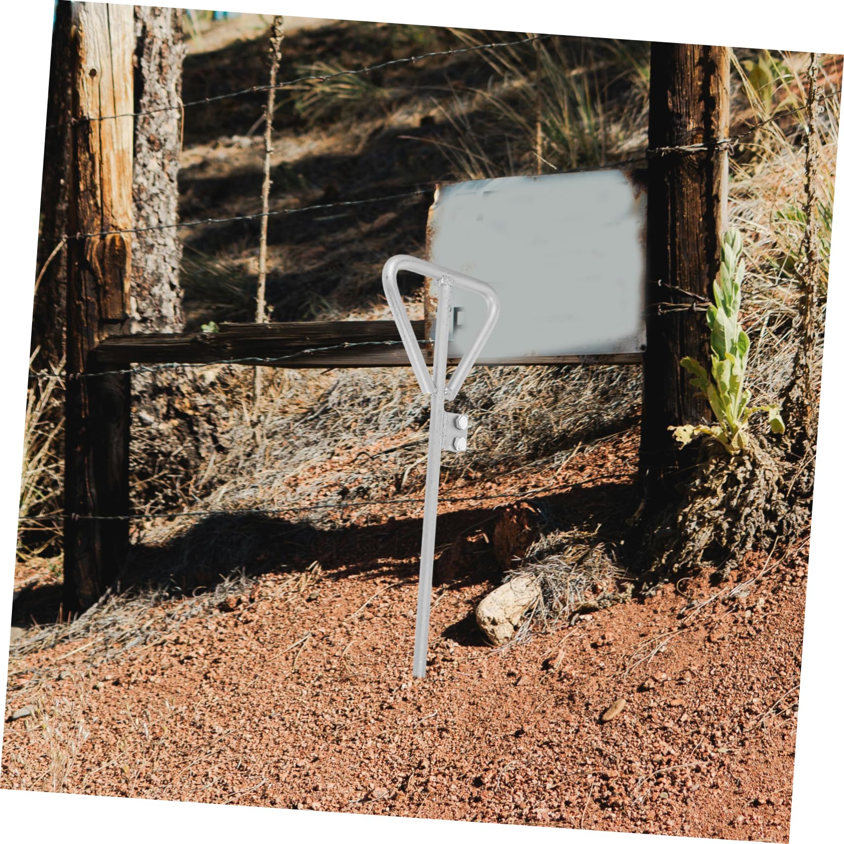 Uonlytech Asta di Terra Zincata Portatile per Impianto Elettrico Strumento di Messa Terra Paletto Zincato Adatto Sistemi Elettrici Domestici e Progetti di Ingegneria all Aperto