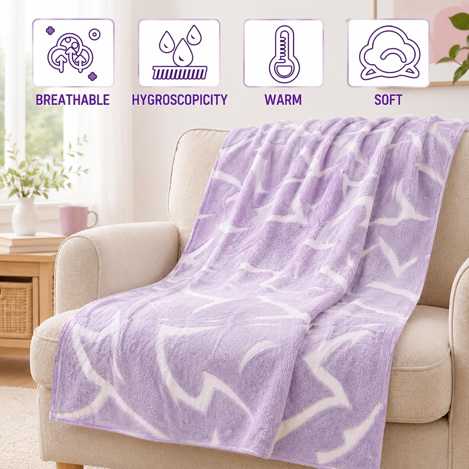Glow in The Dark Kpop Blanket, Kpop Blankets Gifts for Teen Girls