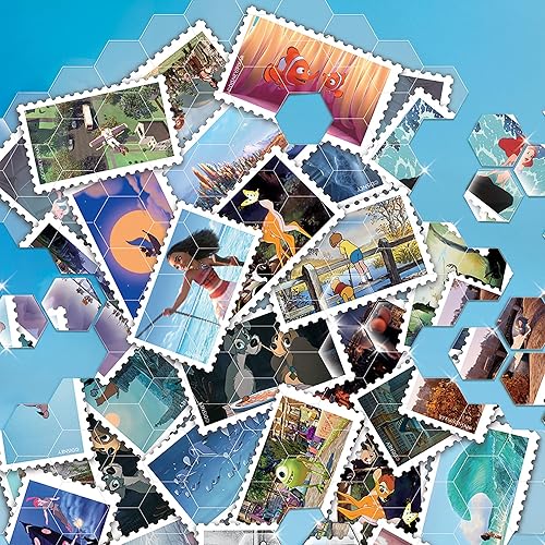 Miniatura 7 de Make It Real: Arte de ventana, sellos de animación clásicos de Disney, bricolaje, los adhesivos se pueden reutilizar y reorganizar, diversión sin