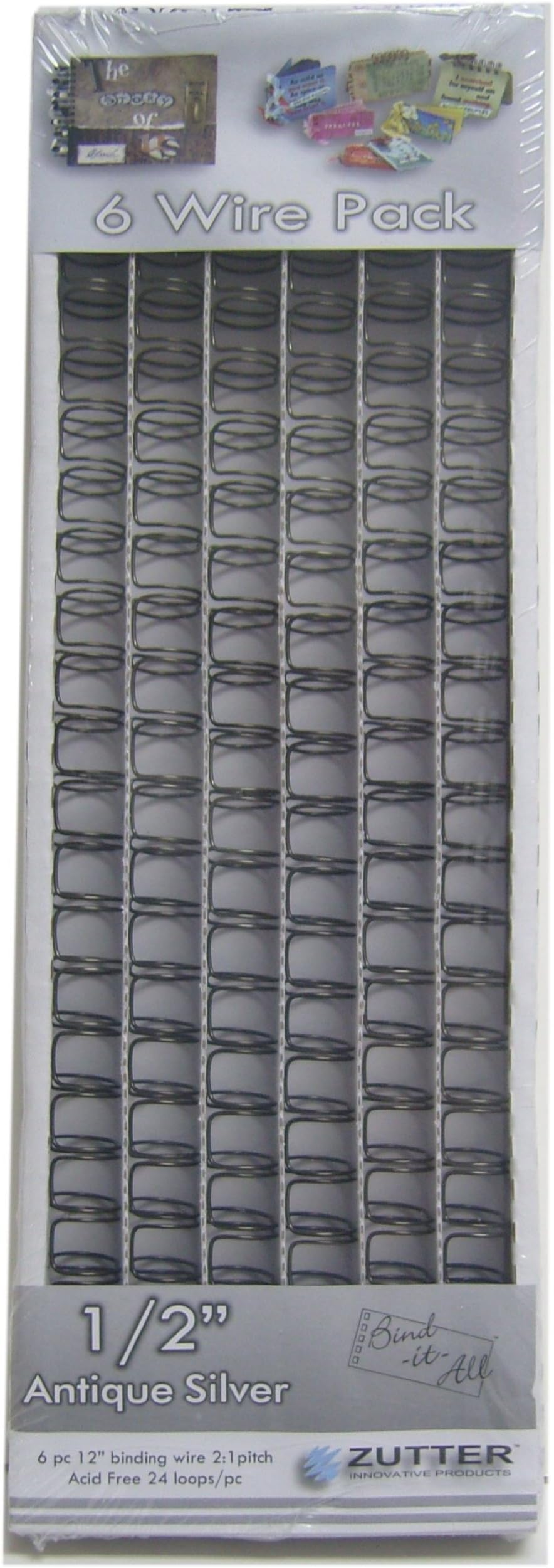 ZutterOwire 1/2-Inch, 6-Piece, Antique Silver