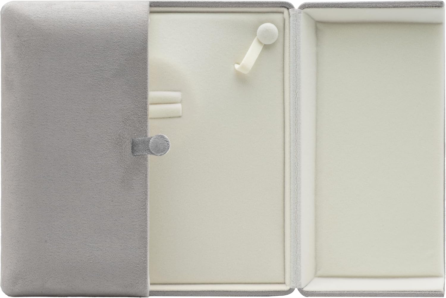 Velvet Big Chunky Pearl Necklace Ring Gift Box Jewelry Storage Case image 4