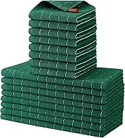 Vista 14 de Homaxy Juego de toallas de cocina y paños de cocina, 12 x 12 y 13 x 28 pulgadas, juego de 8 toallas de cocina de rizo de algodón a granel, diseño a