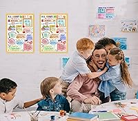 Vista 6 de PETCEE Pósteres All about Me – 12 pósteres de 12 x 16 pulgadas para estudiantes de estrellas para autointroducción, jardín de infantes, preescolar