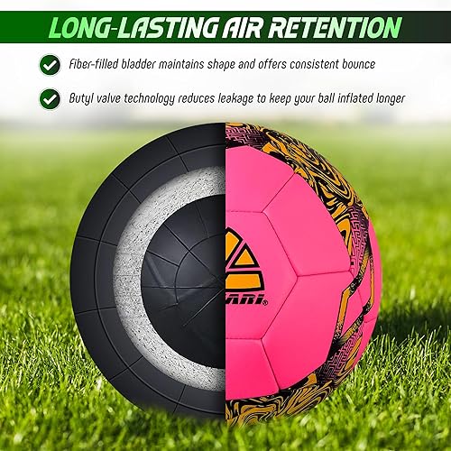 Miniatura 3 de Vizari Toledo Balón de fútbol  Entrenamiento al aire libre y divertido fútbol para niños, niñas, jóvenes y niños pequeños  Ideal para todos los