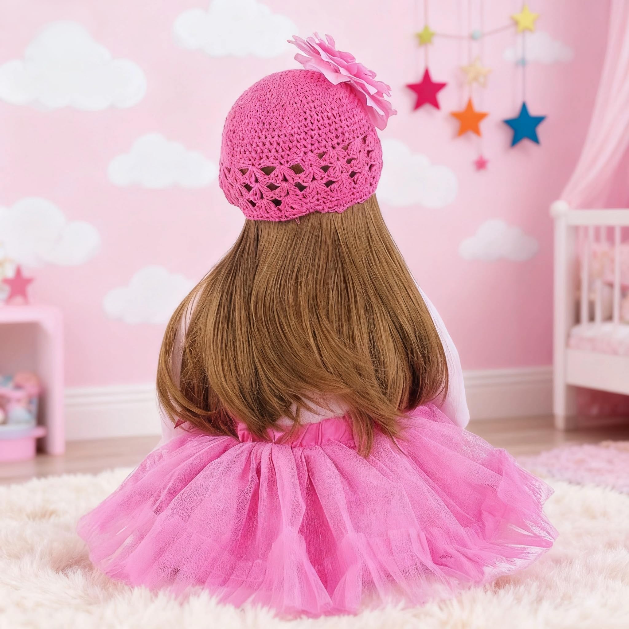 Bambole Reborn - 60cm Bambola Reborns Morbido Silicone Vinile 22 Pollici Reborn Femmina Originale Ragazzi E Ragazze Regalo Giocattolo Baby Doll Natale Regalo Per Bambini Dai 3 Anni