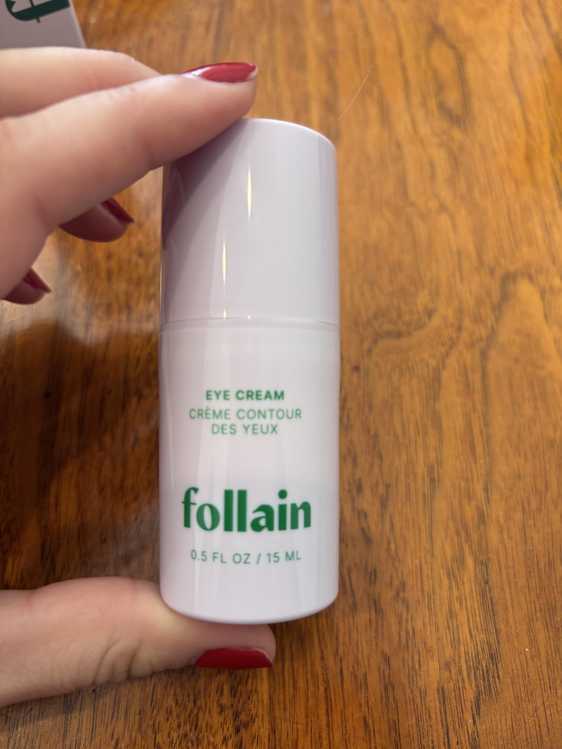 Follain 5% Vitamin C + Caffeine Brightening Eye Cream for all Skin Types | Visibly Reduce Dark Circles, Puffiness, & Wrinkles - Clean Beauty, Daily Hydrating Eye Treatment - Vegan & Cruelty-Free