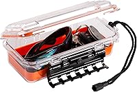 Vista 6 de Plano Guide Series Caja de campo estanca 3700, azul, grande, caja seca impermeable con correa para barco, kayak y camping, almacenamiento