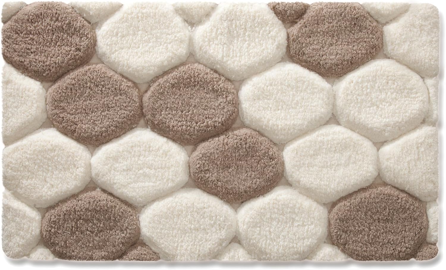 Sky® Deep Pile Luxury Bath Mat, Hollie Beige Ultra Soft, NonSlip