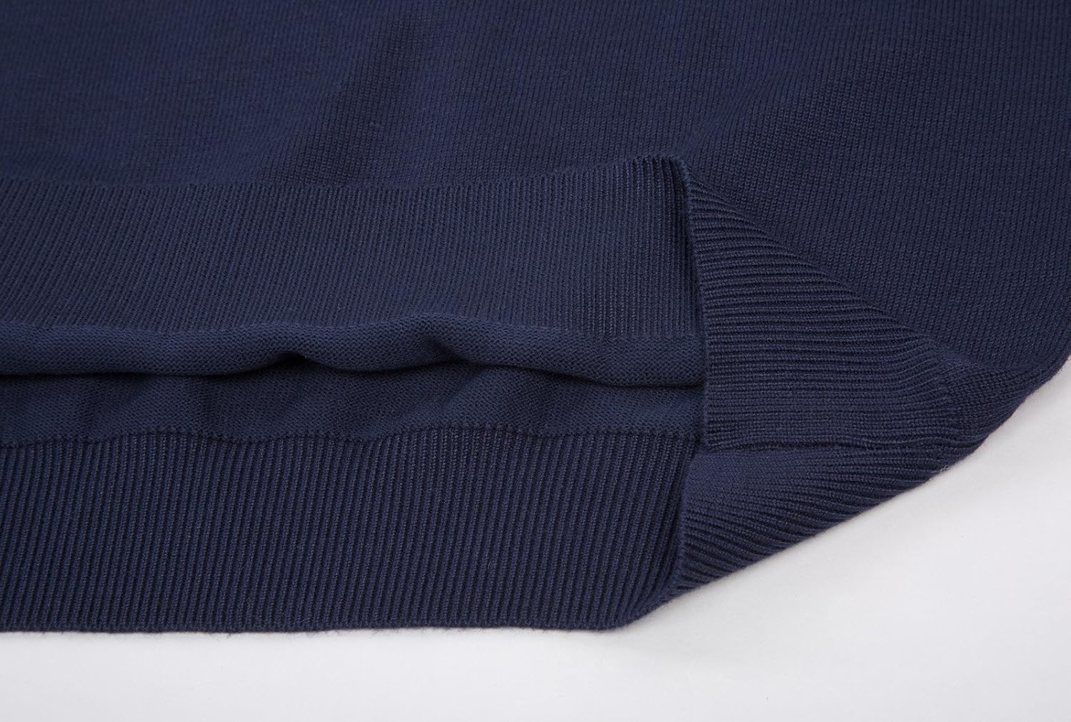 PJ PAUL JONES Mens V-Neck Knitted Sweater Vest Solid Plain Sleeveless Pullover Knitwear - Image 5