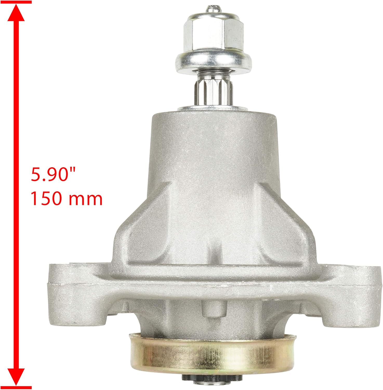 Caltric 48" Deck Spindle Blade Pulley Belt Rebuild Kit Compatible With Craftsman GTH2548 GTH-2548 XPA XPB 48"