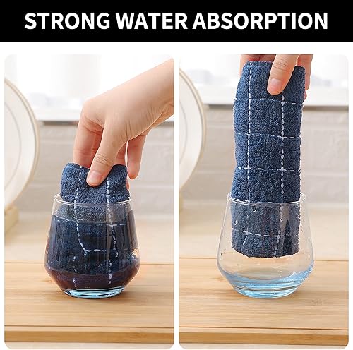 Miniatura 3 de HOMAXY - Paños de cocina de 100% algodón, muy absorbentes, de secado rápido y lavables a maquina, ideal para la limpieza de la cocina y doméstica