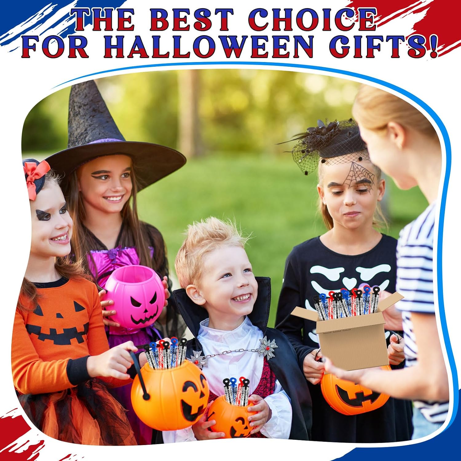 32 Pcs Spider Bubble Wands Spider Party Favors image 4