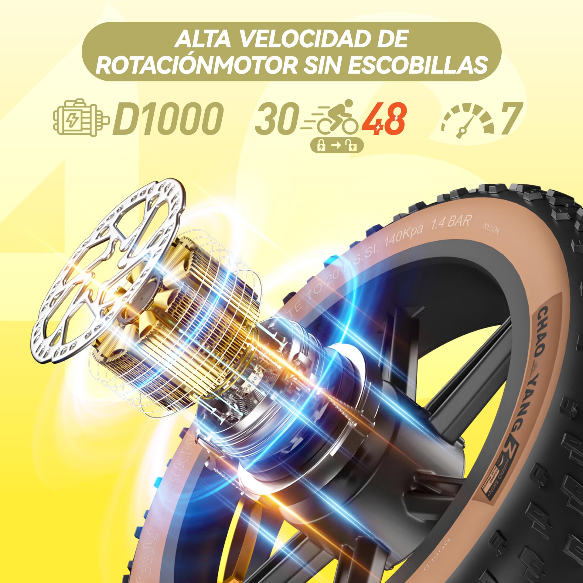 JANSNO X70 Bicicleta Eléctrica para Adultos de Montaña: Motor 90 Nm, Autonomía 193 km, Batería Dual 48V 37Ah Mejorada, Llantas 20" x4.0 Todo Terreno, Modos de Conducción Desbloqueables, Certificado CE