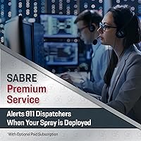 Vista 4 de SABRE Spray de pimienta inteligente Bluetooth para autodefensa con seguimiento GPS en vivo, alertas de texto y llamadas telefónicas en emergencias