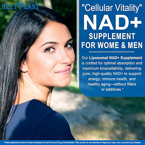 Miniatura 6 de Suplemento NAD+, suplementos NAD de alta absorción para mujeres para energía celular, salud de enfoque inmunológico, cápsulas de cápsulas de