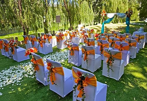 Miniatura 8 de IHKFILAN Cinta de satén de doble cara de 2 pulgadas x 25 yardas, cinta de poliéster sólido de doble cara para envolver regalos, fiestas, trenzas de