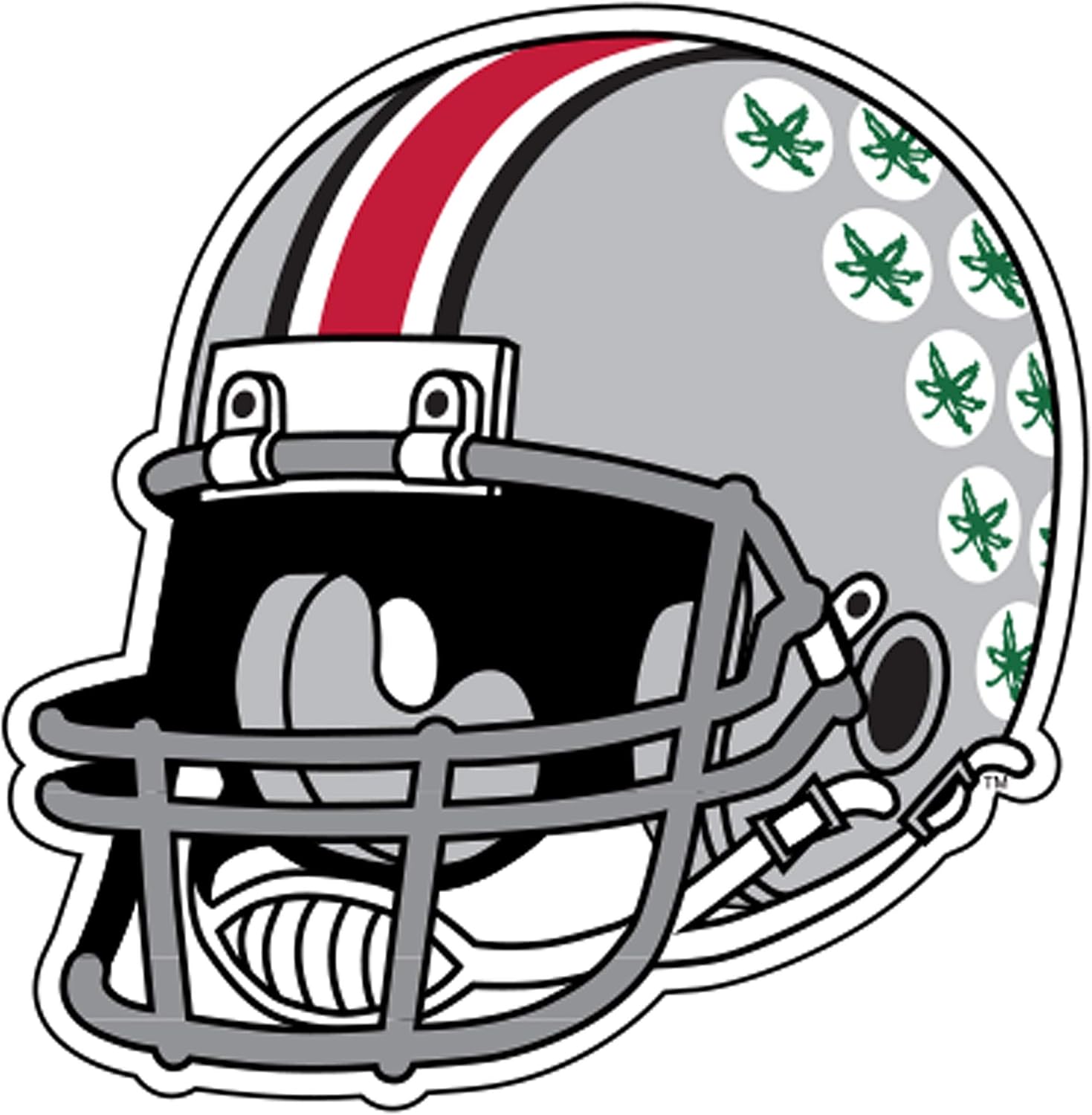 Ohio State Magnet (Buckeye Helmet Magnet (3''4.5''9''), 9 in)