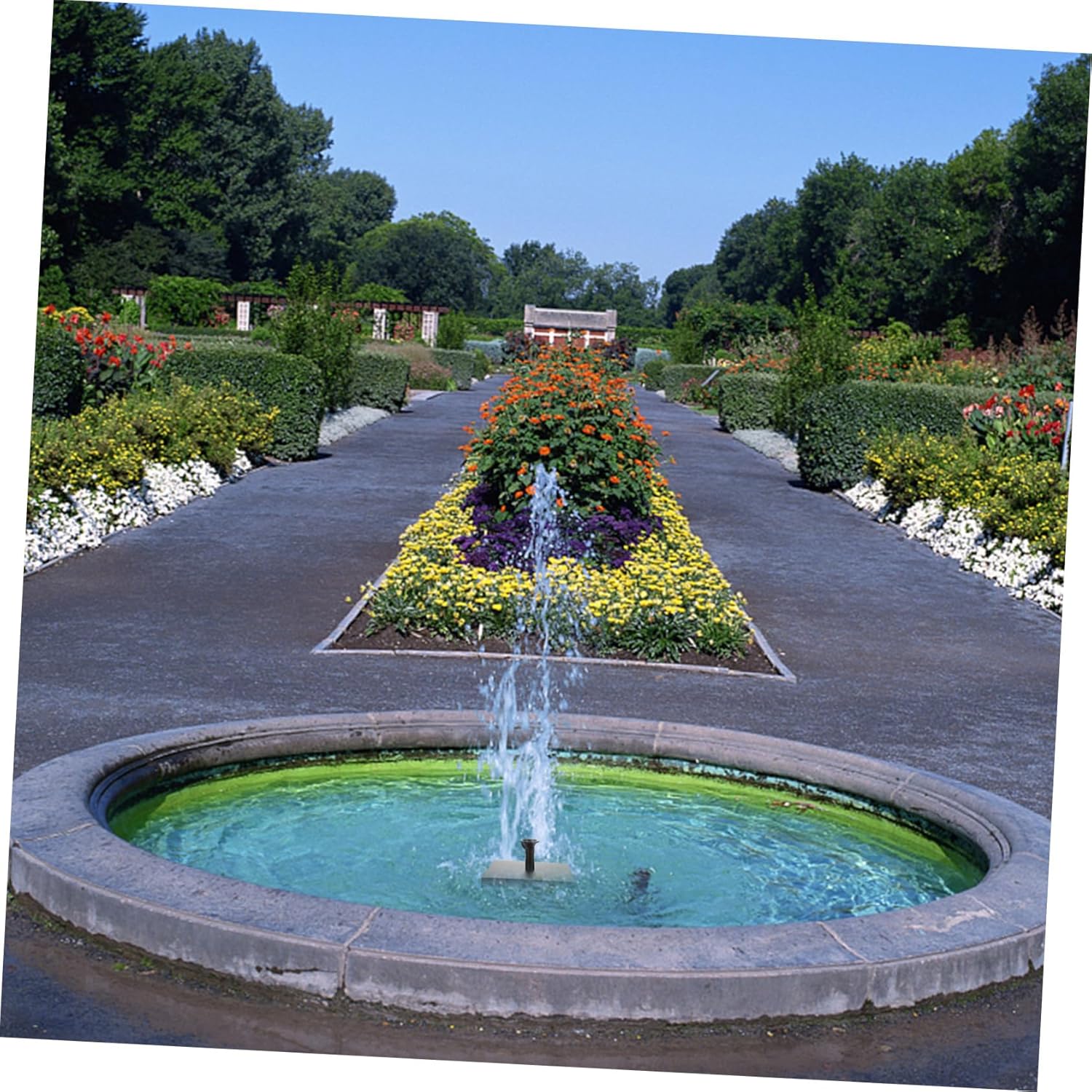 2 Pcs Solar Pool Pump Decorative Fountain Pump Solar Fountain for Yard Water Outdoor