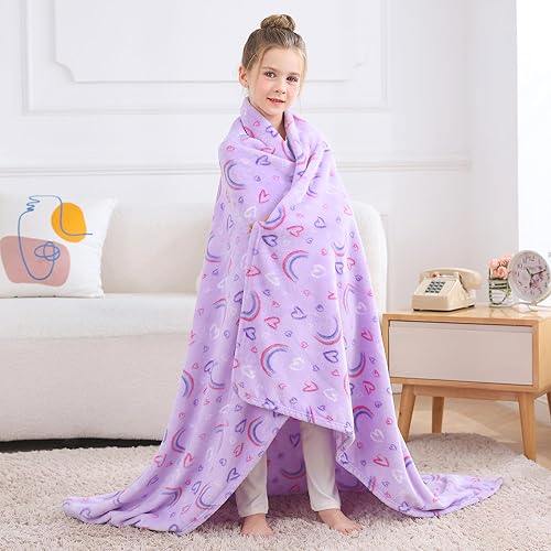 Miniatura 10 de Manta de princesa para niñas, manta para niños y niñas, suave y acogedora, bonita manta de princesa para sofá, cama, regalo de cumpleaños de Navidad