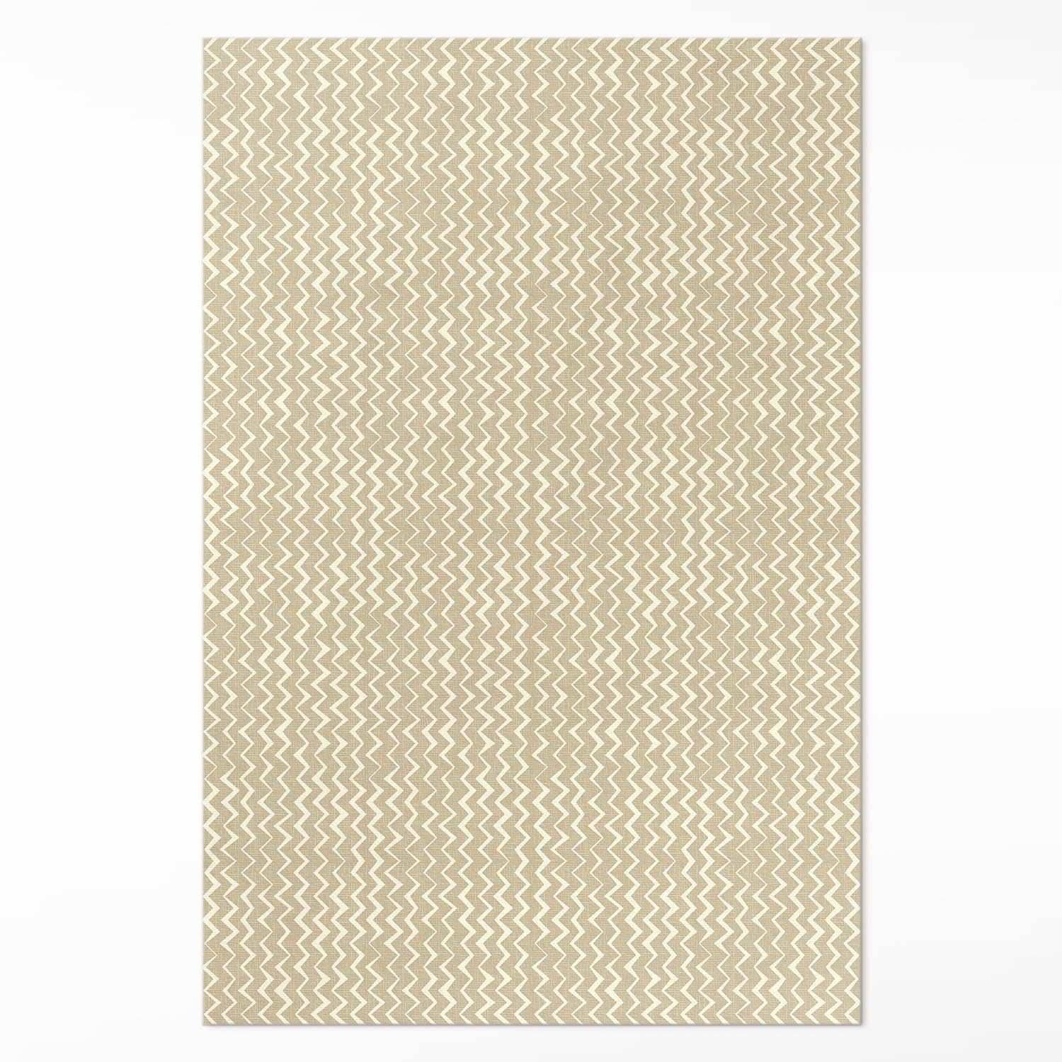 Tapis de sol en vinyle pour cuisine et salon 140x210 cm à motifs géométriques irréguliers