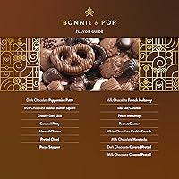 Vista 7 de Bonnie & Pop - Canasta de chocolate para regalar, caja de aperitivos gourmet, lata para Navidad, más de 2 libras de chocolate, ideal para un