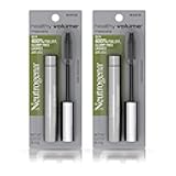 Healthy Volume Lash-Plumping Mascara, Volumizing and Conditioning Mascara with Olive Oil to Build Fuller Lashes, Clump-, Smudge- and Flake-Free, Black 02, 0.21 oz (Pack of 2)