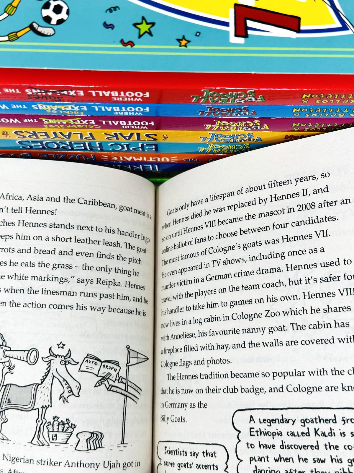Football School The Fantastic Fan-Thology 10 Books Collection Box Set By Alex Bellos & Ben Lyttleton(Where Football Rules the World,Saves the World,Tackles the World,Celebrates, Star Players & More)