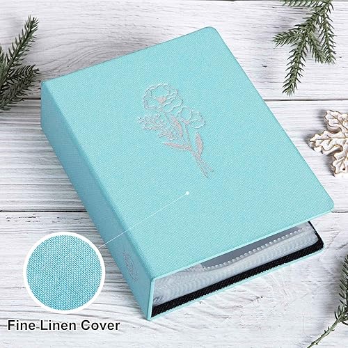 Vista 166 de Lanpn Álbum de fotos de 4 x 6 pulgadas, 600 bolsillos, cubierta de lino, álbumes de imágenes grandes con capacidad para 600 fotos horizontales