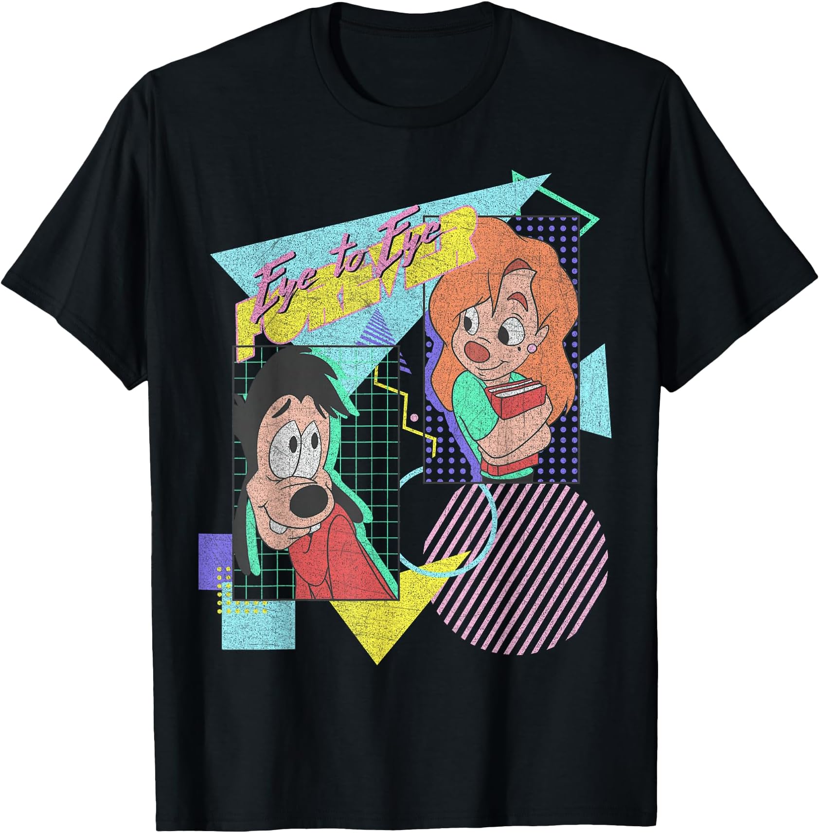 Disney A Goofy Movie Max & Roxanne Eye to Eye Forever T-Shirt