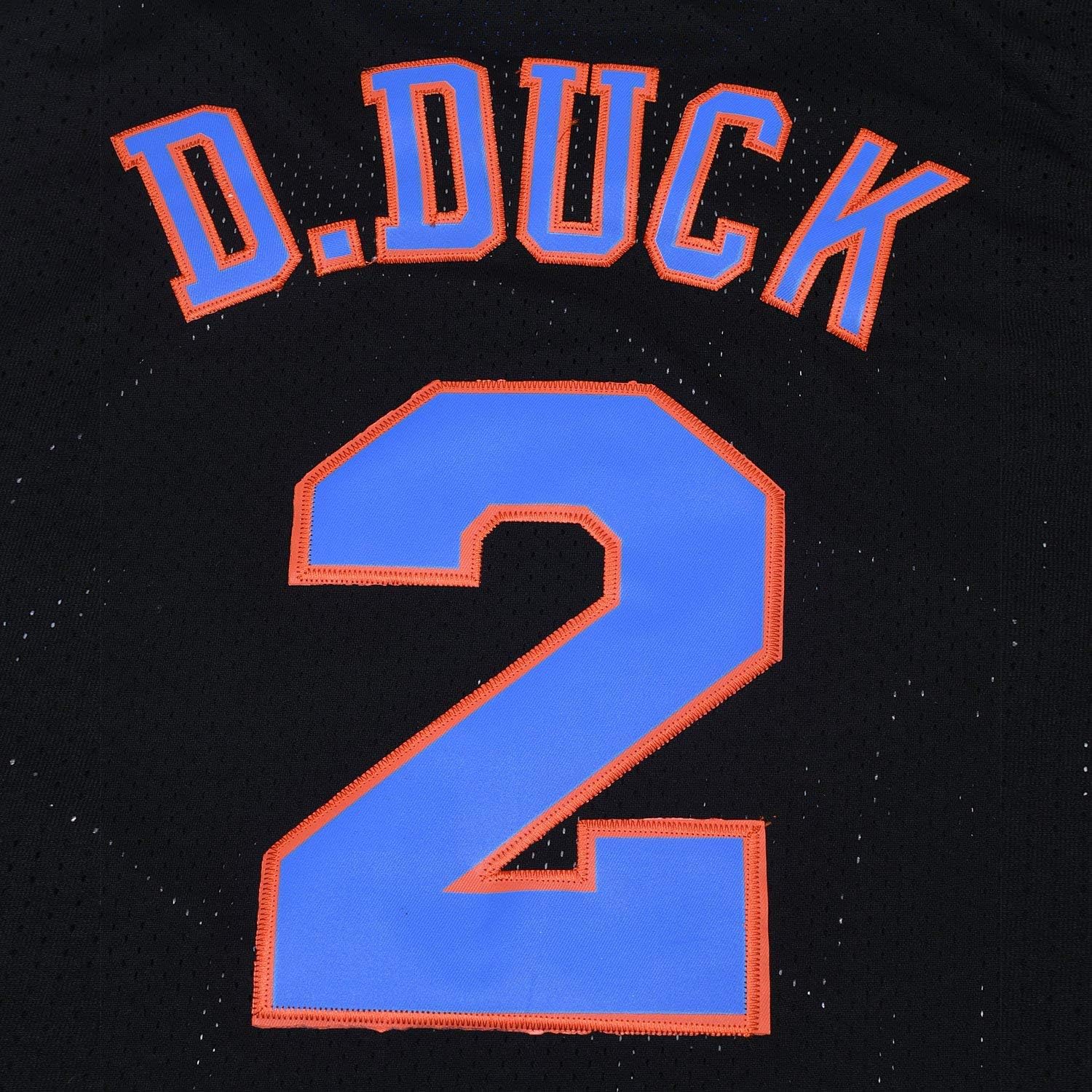 Youth Basketball Jersey #2 D Duck 90s Moive Cotume Space Sports Shirts for Kids/Boys - Image 2