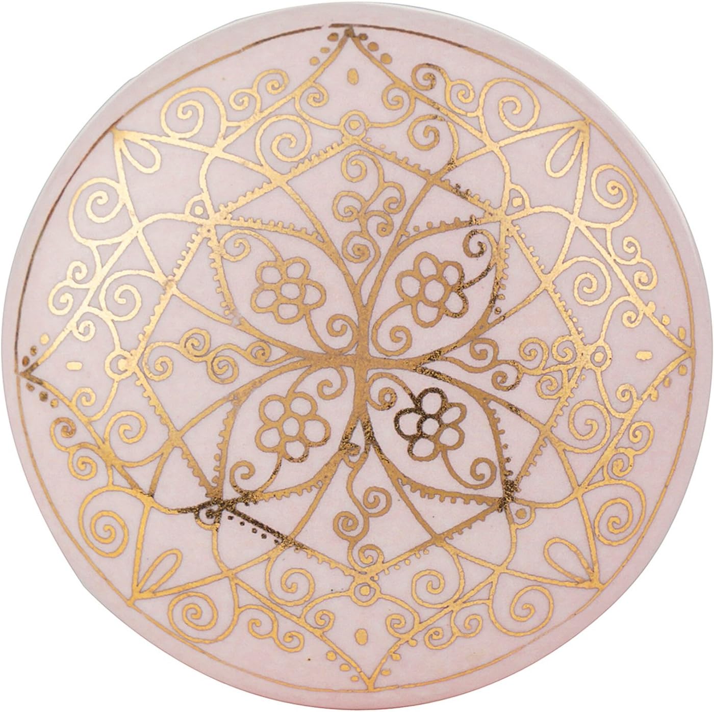 Set of 6 Pink Ceramic knobs or pulls for cabinets, Dressers and Drawers (6)