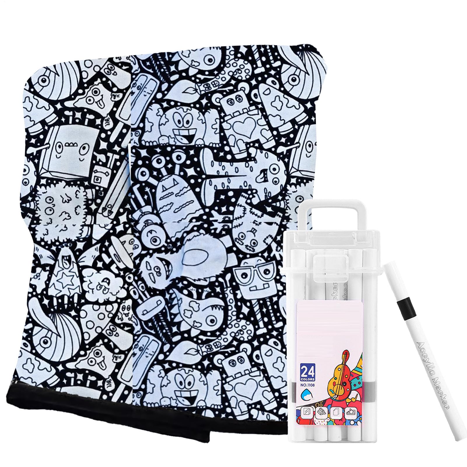 Genérico Manta para Colorear DIY 152x127cm,Mantas para Colorear para niños y Adultos con Pinceles,Mantas de Cama Personalizadas de Felpa para Ropa de Cama de Dormitorio