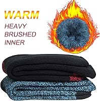 Vista 4 de Thermal Socks for Men, Thick Warm Cold Weather Heated Socks for Winter