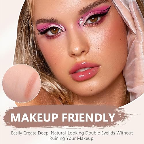 Miniatura 6 de 120 tiras invisibles de doble párpado sin pegamento, levantamiento de ojos invisible por pegado, cinta invisible de doble párpado de elevación