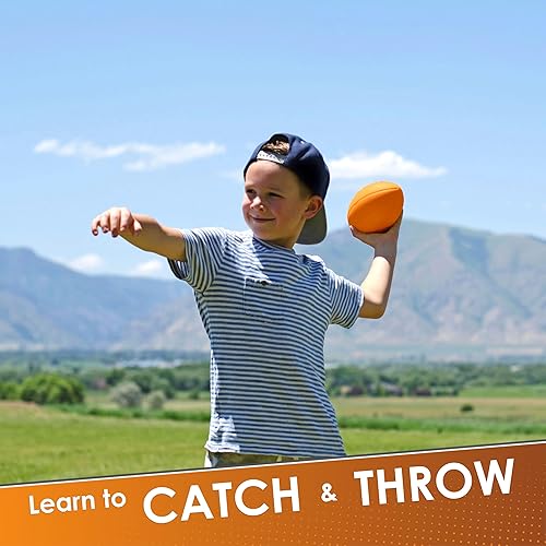 Miniatura 8 de Fútbol de espuma  7.25 pulgadas de fácil agarre pequeño para niños  Fútbol infantil  Balones de fútbol de espuma suave de calidad para niños pequeños